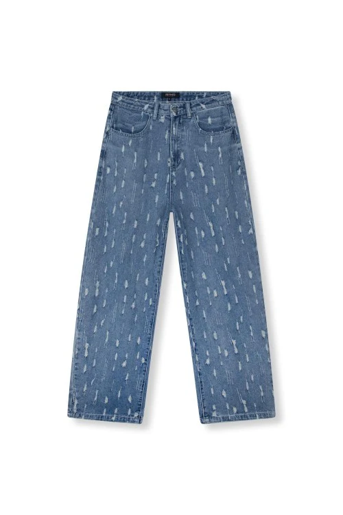 Balloon jeans Emma | Blue denim | Refined Department - Image 10