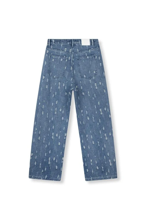 Balloon jeans Emma | Blue denim | Refined Department - Image 9