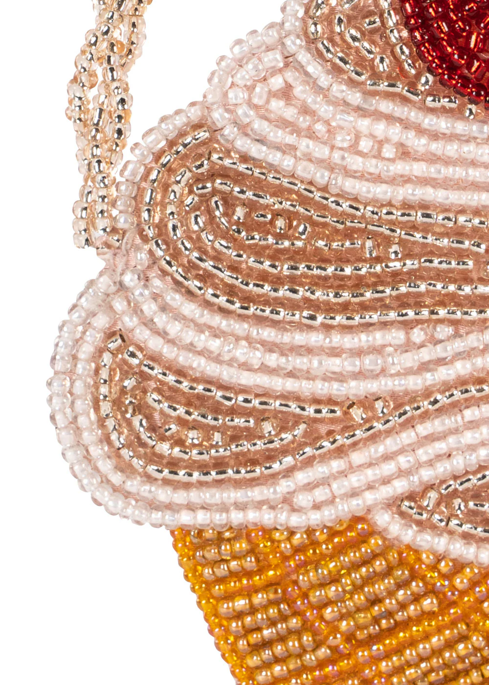 Beaded ice cream strap wallet | Multi | Konges Slojd - Image 3