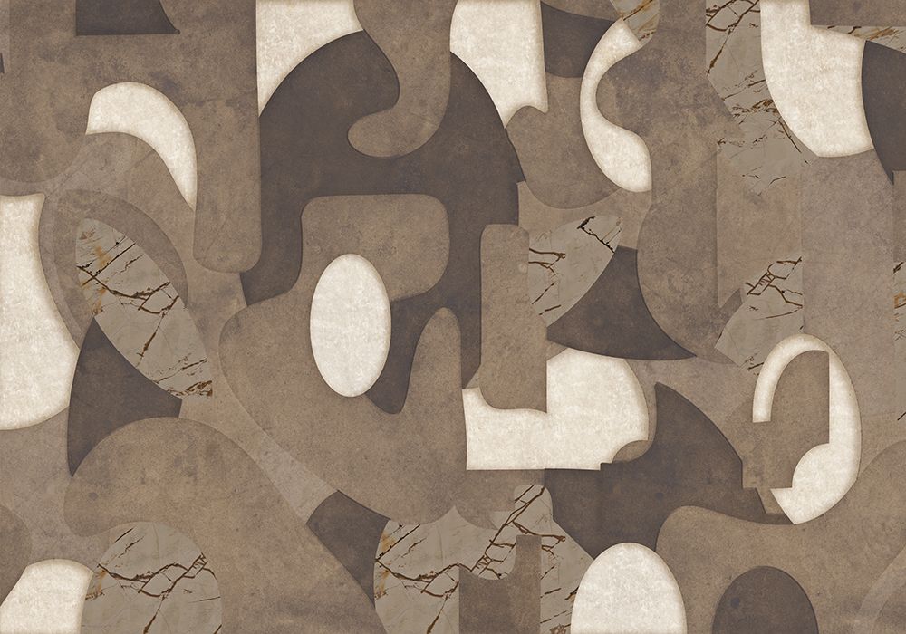 Behang Abstract Dreams | Donkerbruin | Staaltje - Image 4
