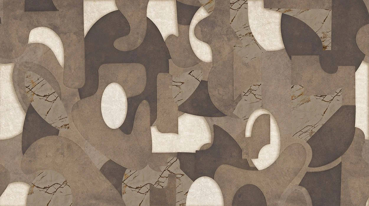 Behang Abstract Dreams | Donkerbruin | Staaltje - Image 5