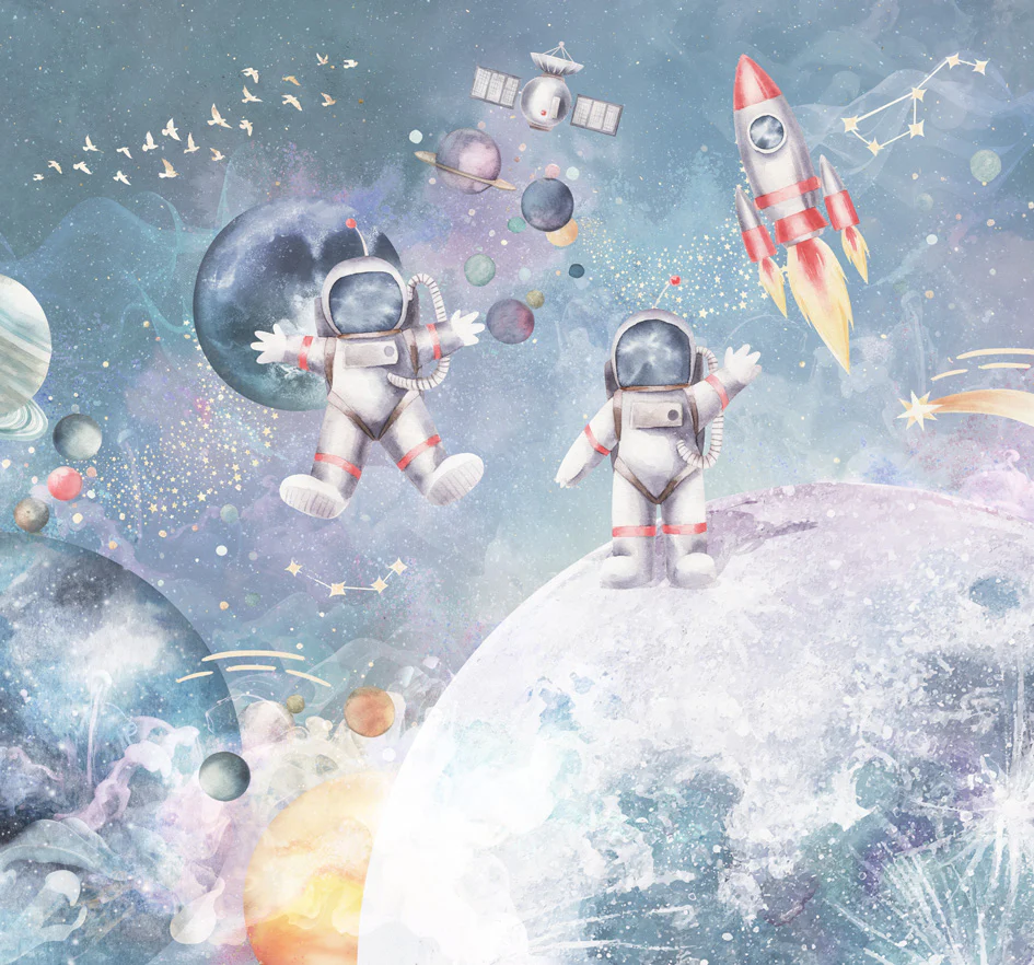 Behang Astronaut | Staaltje - Image 4