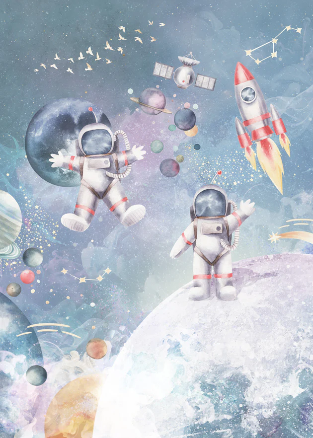 Behang Astronaut | Staaltje - Image 5