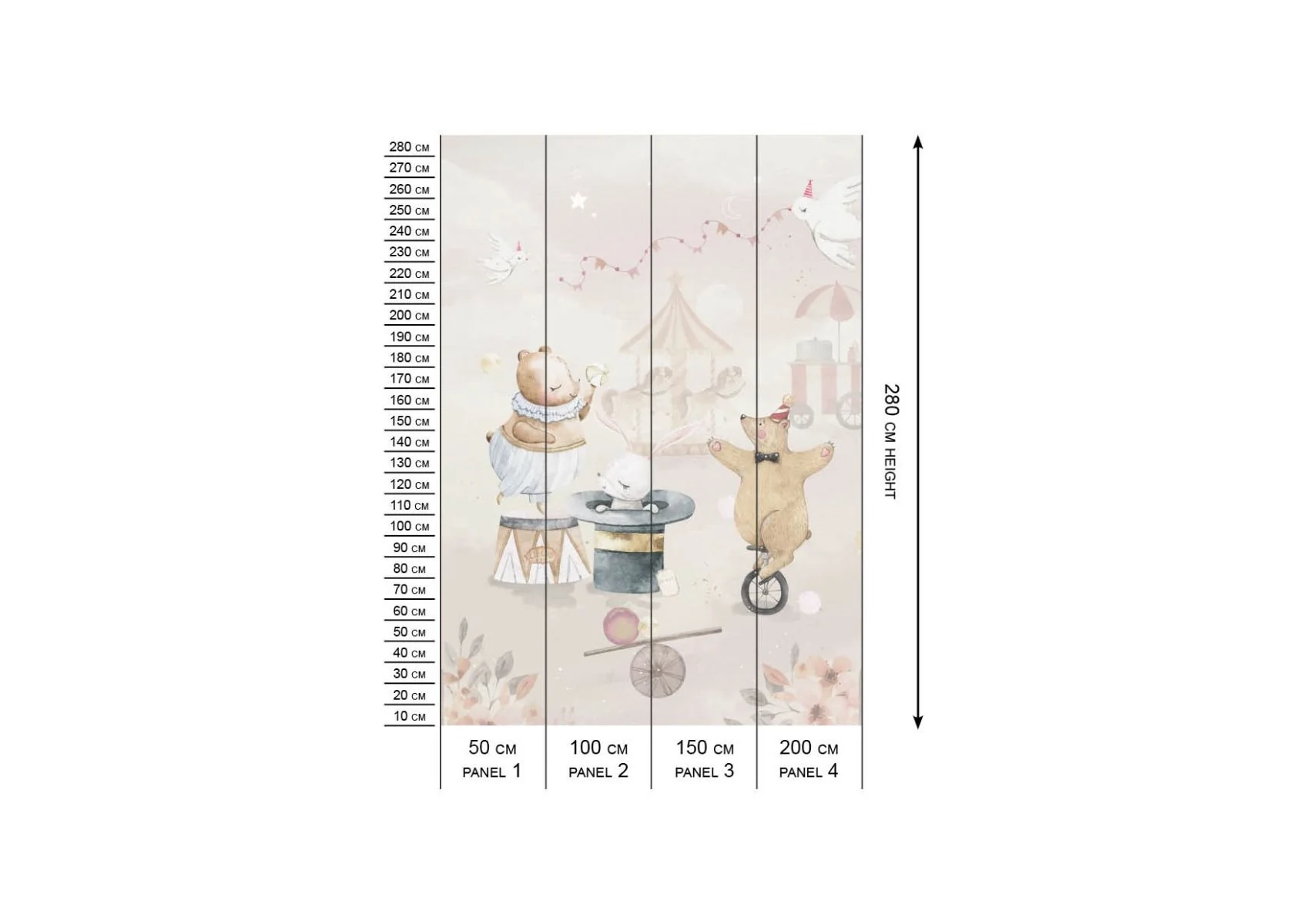 Behang Circus | Pastel | Staaltje - Image 10