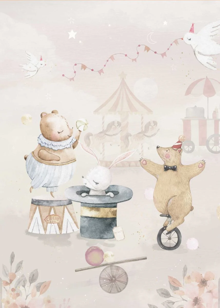 Behang Circus | Pastel | Staaltje - Image 6