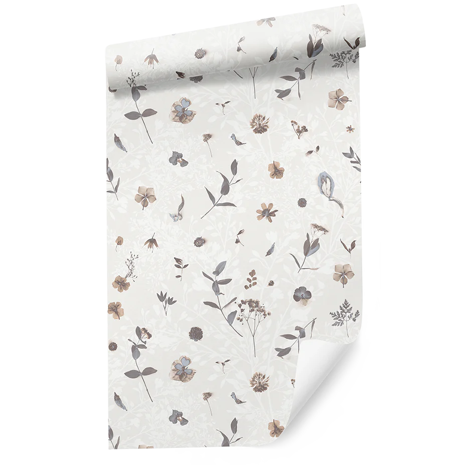Behang Dried flowers | Staaltje - Image 3