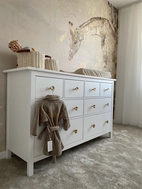 Behang Giraffe | Beige | Staaltje - Image 2