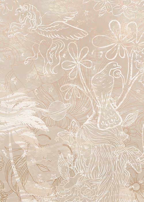 Behang Happy Days | Beige | Staaltje - Image 3