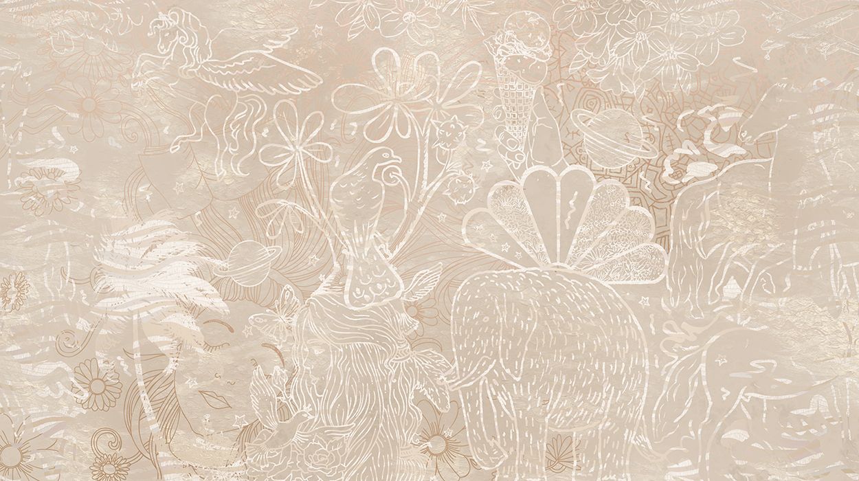 Behang Happy Days | Beige | Staaltje - Image 6