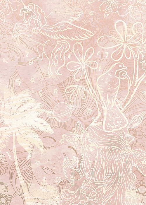 Behang Happy Days | Roze | Staaltje - Image 3
