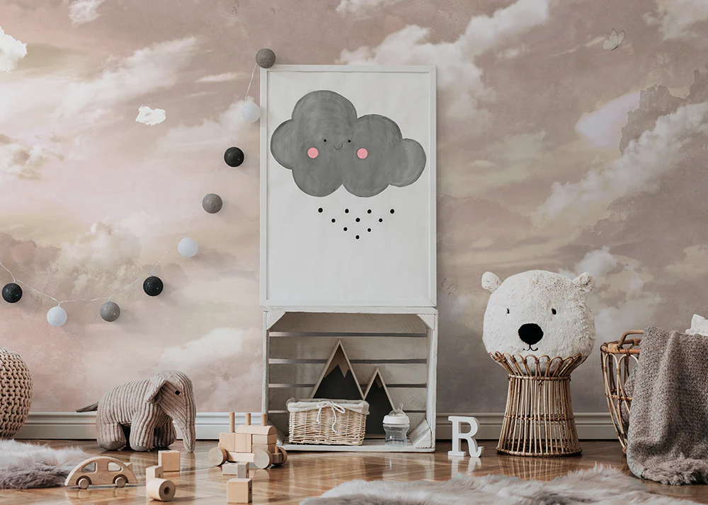 Behang Sweet dreams | Roze | Staaltje - Image 2