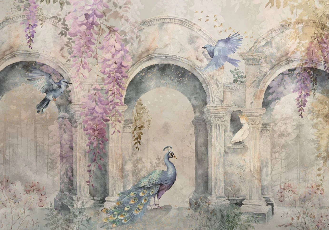 Behang Vintage Garden Arch | Staaltje - Image 2