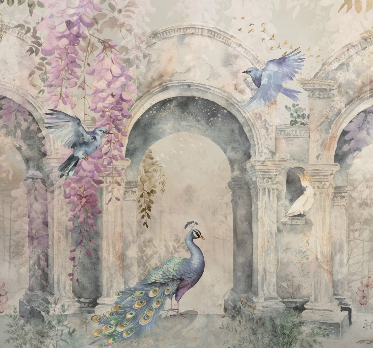 Behang Vintage Garden Arch | Staaltje - Image 3