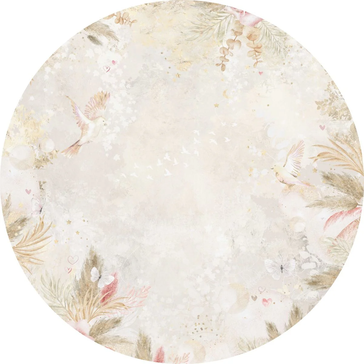 Behangcirkel Boho Feathers | ⌀ 145 cm | Staaltje - Image 2