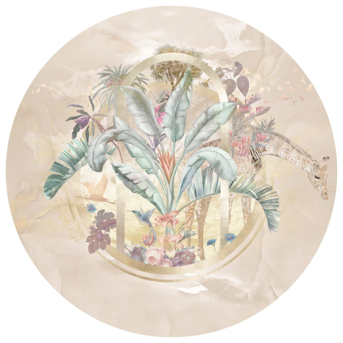 Behangcirkel Lola | Beige | Staaltje - Image 2