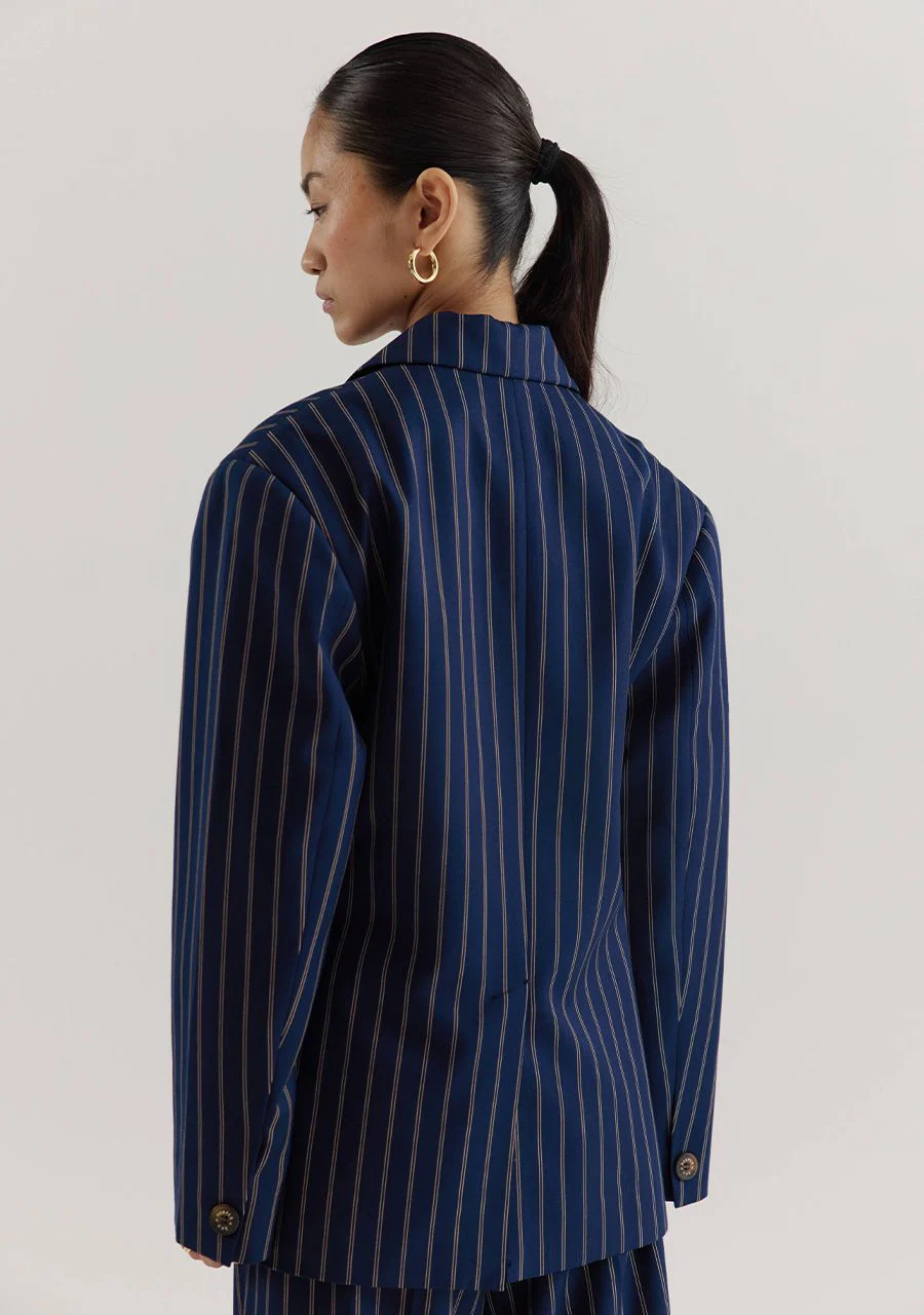 Blazer Anne | Blue stripe | Harper & Yve - Image 5