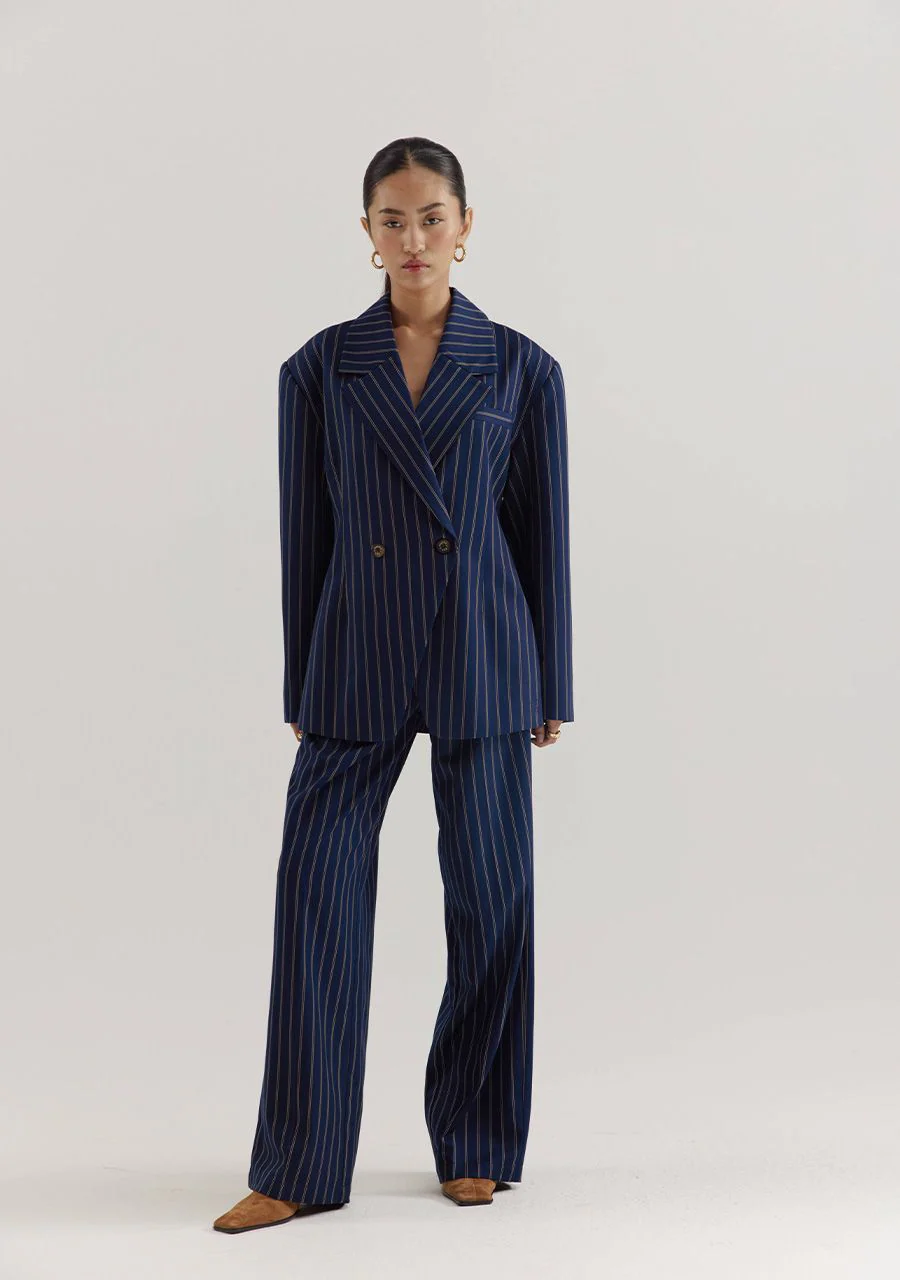 Blazer Anne | Blue stripe | Harper & Yve - Image 6