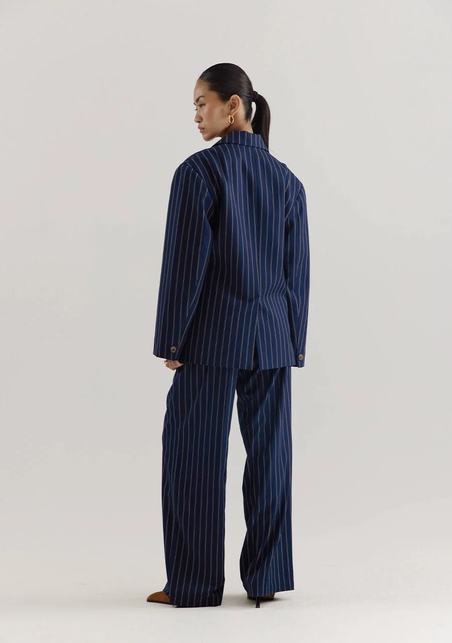Blazer Anne | Blue stripe | Harper & Yve - Image 7