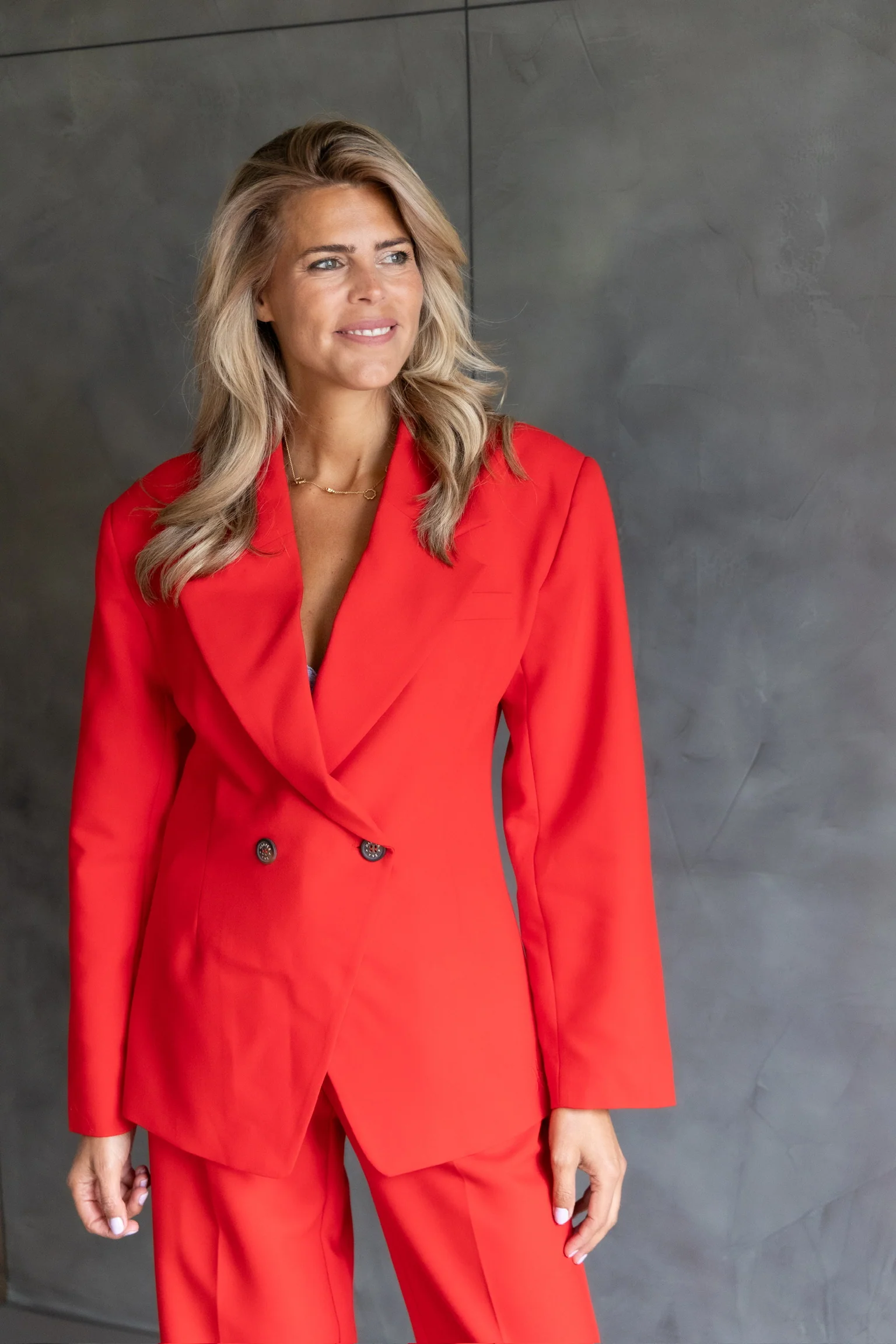 Blazer Anne | Poppy red | Harper & Yve - Image 4