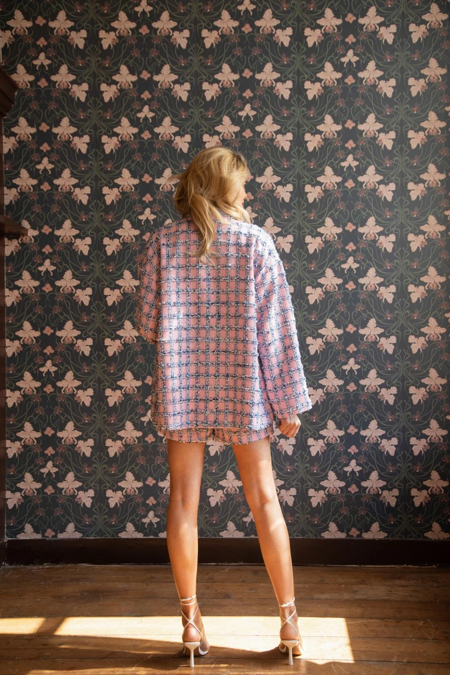Blazer Clueless | Pink sparkling check | Studio Amaya x Poespas - Image 3