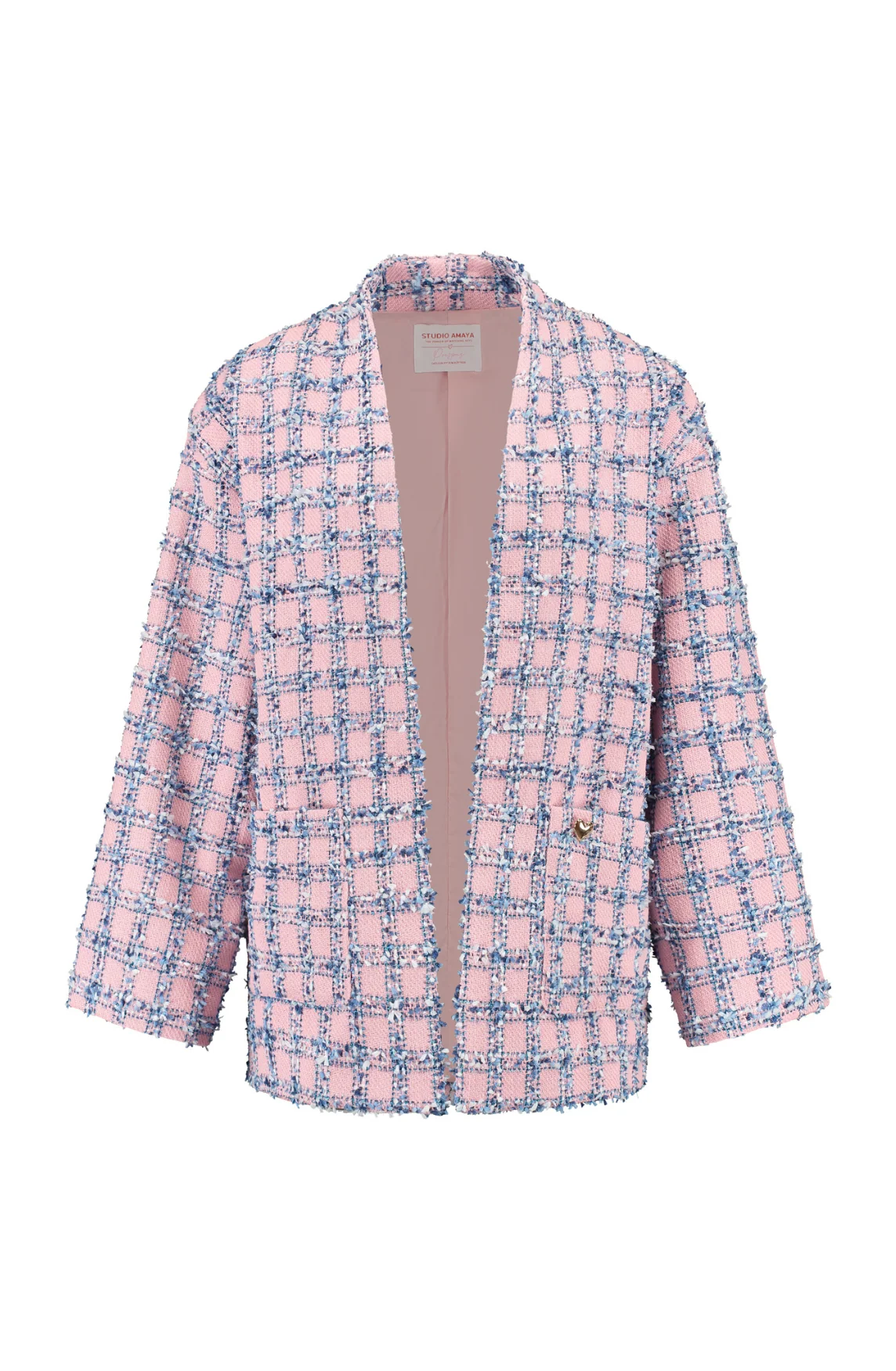 Blazer Clueless | Pink sparkling check | Studio Amaya x Poespas - Image 8