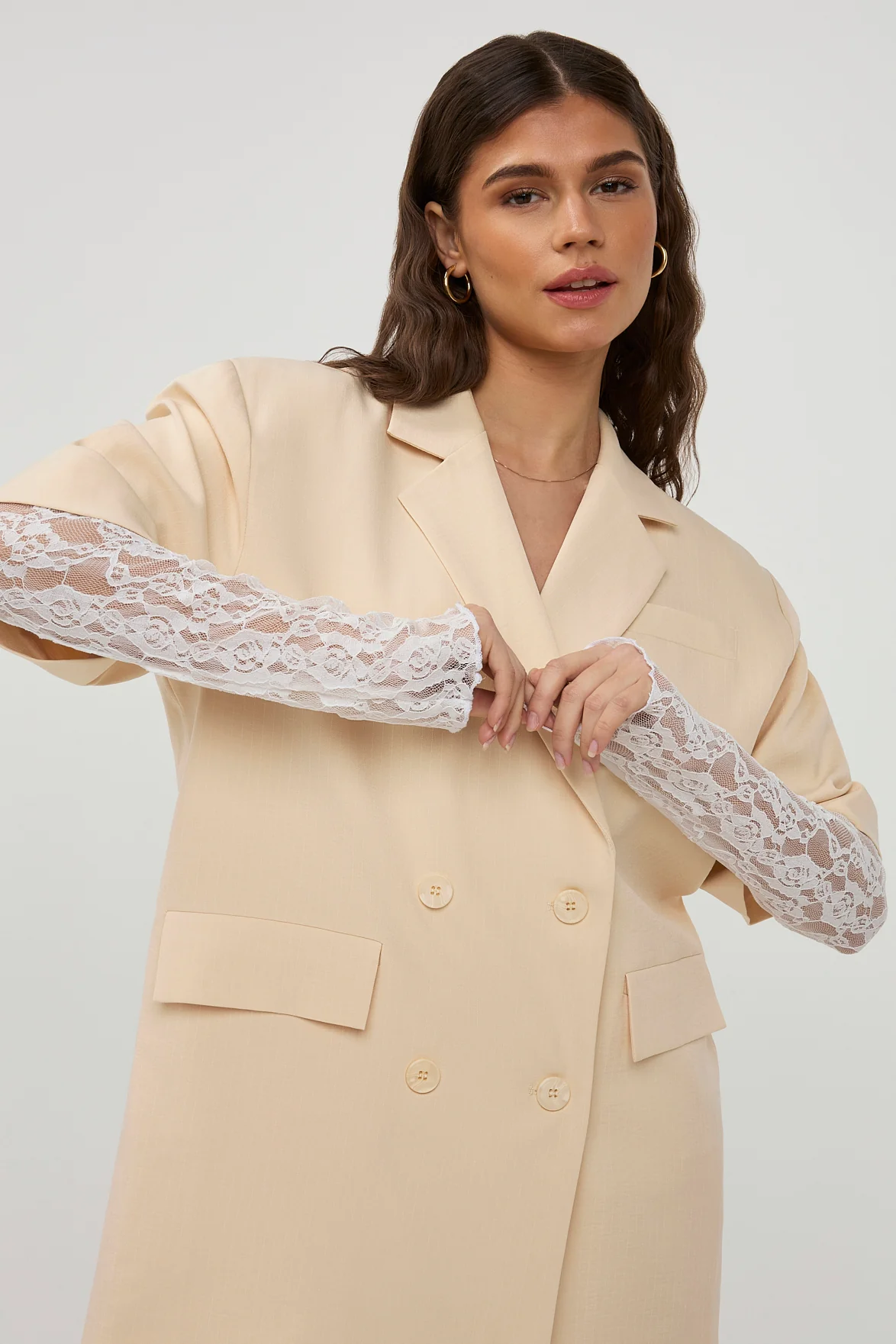 Blazer Fendi | Beige | Studio Amaya - Image 4