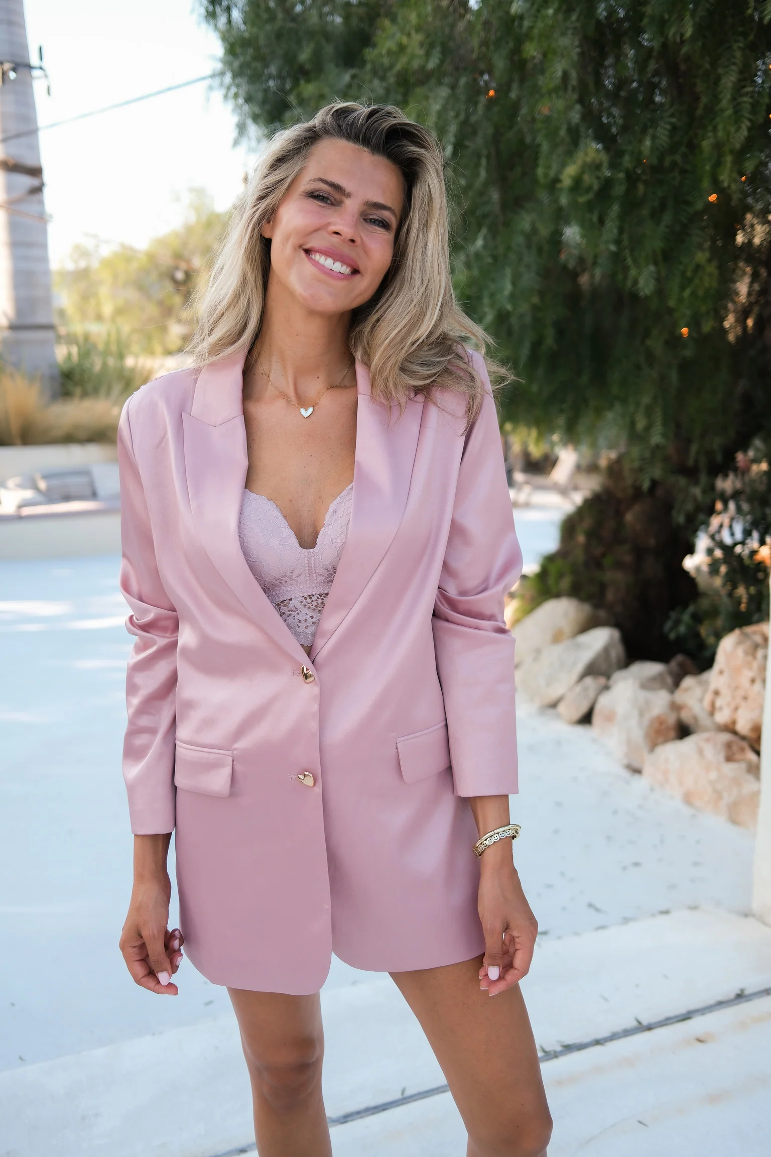 Blazer The Devil Wears Prada | Vintage shimmer satin | Studio Amaya x Poespas - Image 3