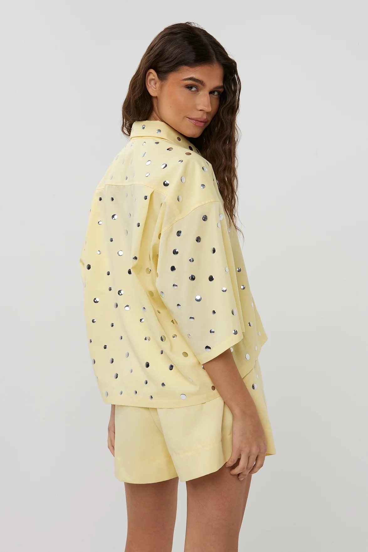 Blouse Mara | Yellow | Studio Amaya - Image 8