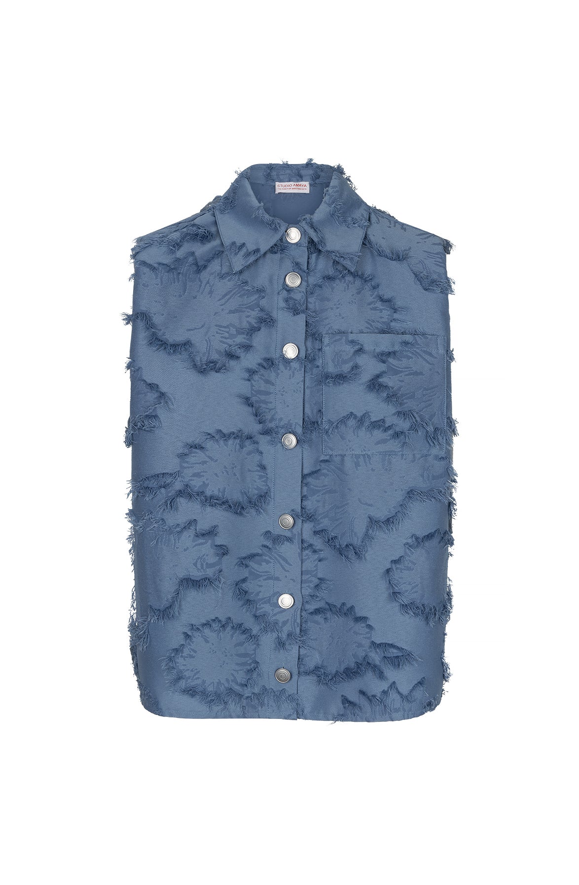 Blouse Storm | Blue | Studio Amaya - Image 8