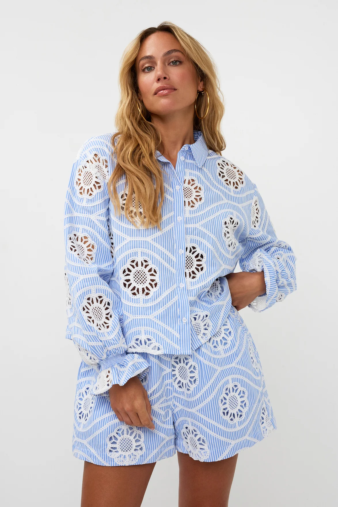 Blouse Tara | Blue | Amaya Amsterdam - Image 2