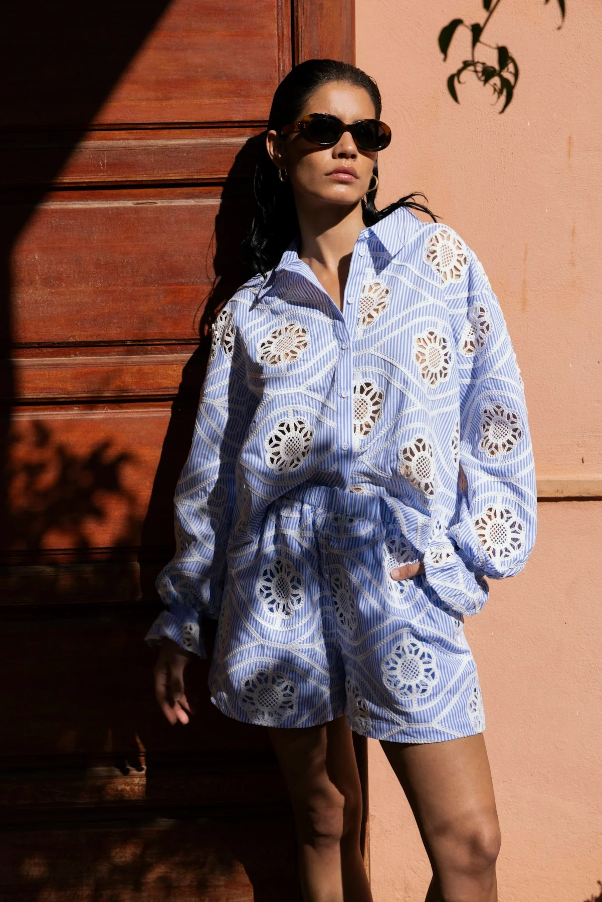 Blouse Tara | Blue | Amaya Amsterdam - Image 6
