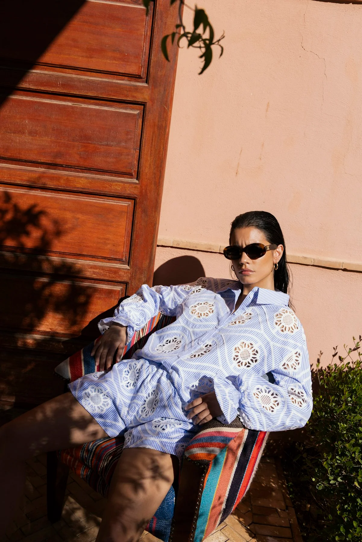 Blouse Tara | Blue | Amaya Amsterdam - Image 8