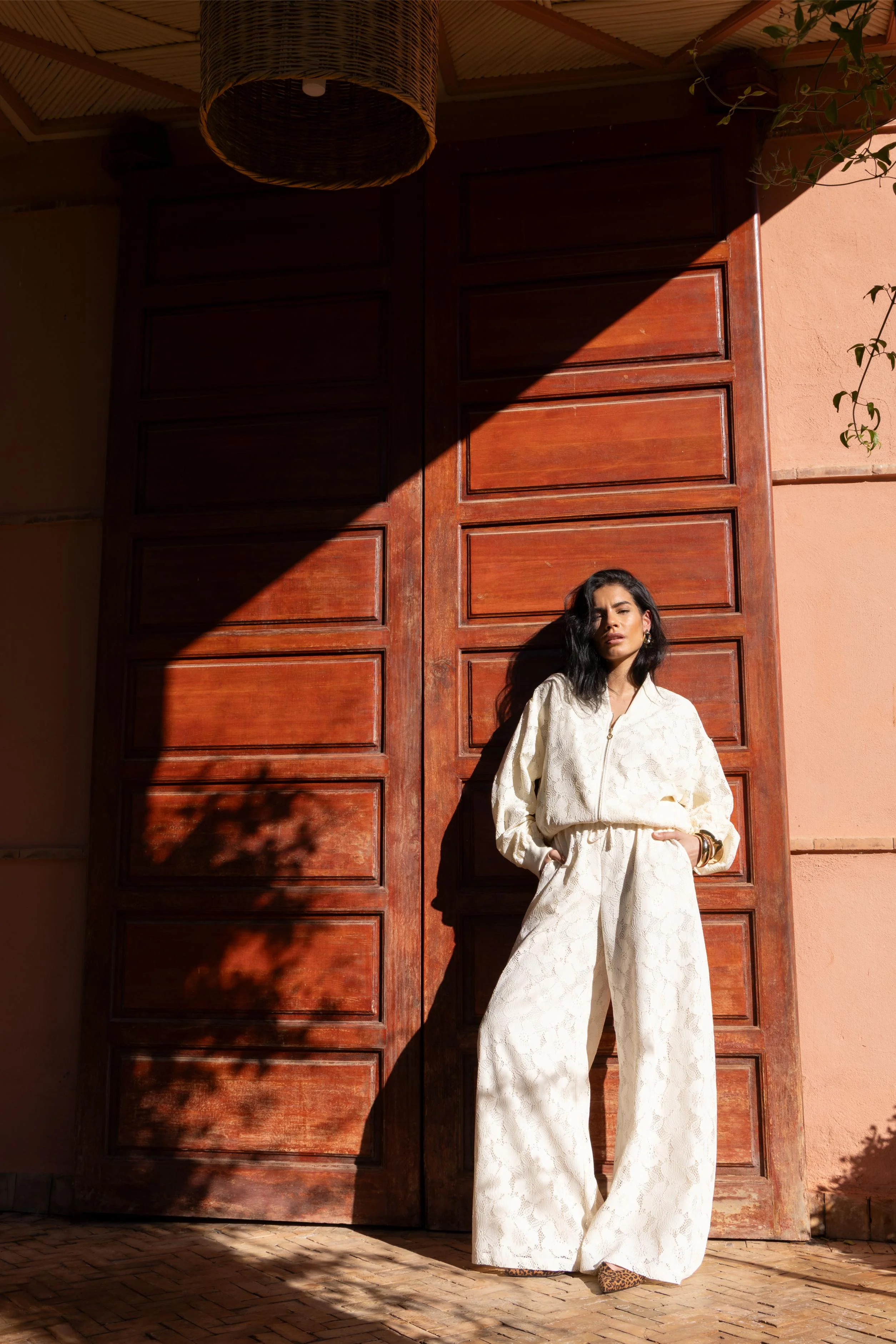 Bomber Meadow | Beige | Amaya Amsterdam - Image 3