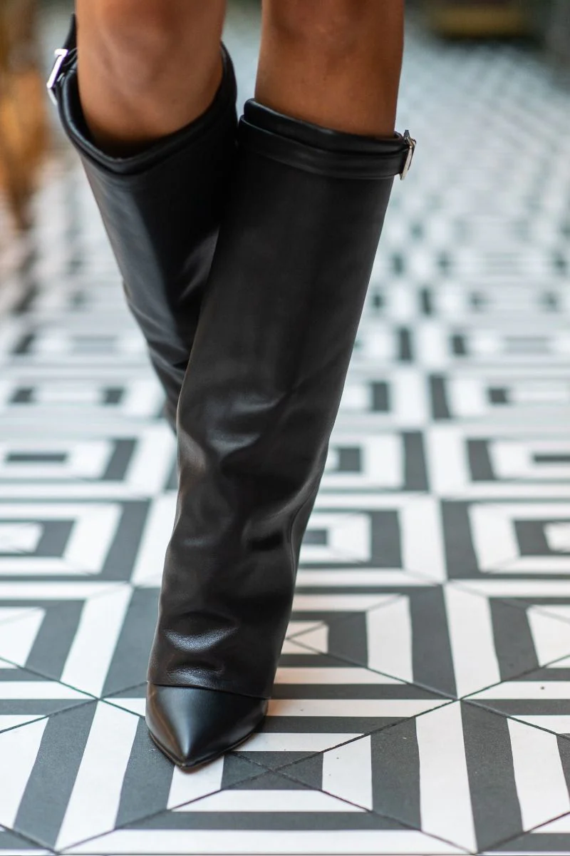 Boots Corenne | Black leather | Steve Madden - Image 6