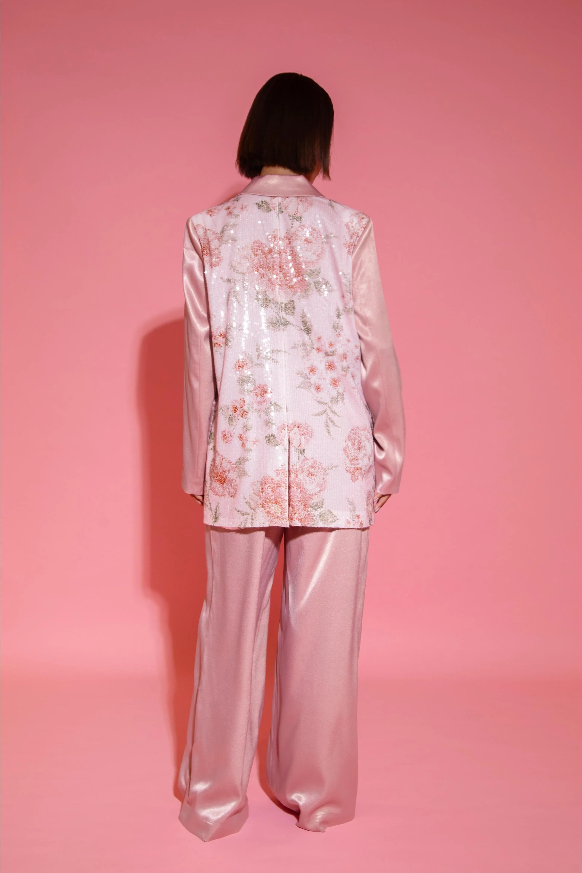 Broek Charlies Angels | Vintage shimmer satin | Studio Amaya x Poespas - Image 9