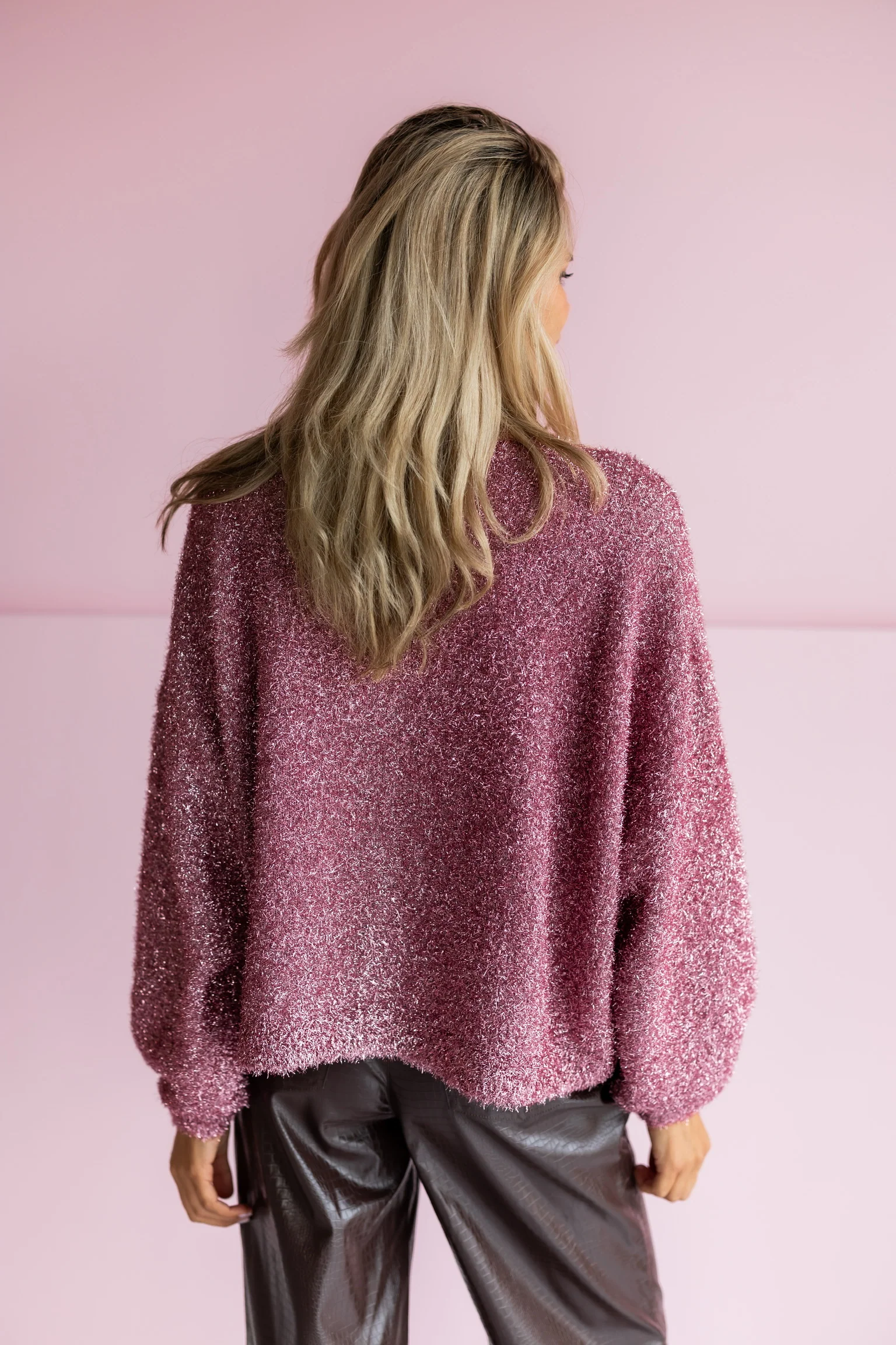 Cardigan Partypopper | Pink | Studio Poespas - Image 6