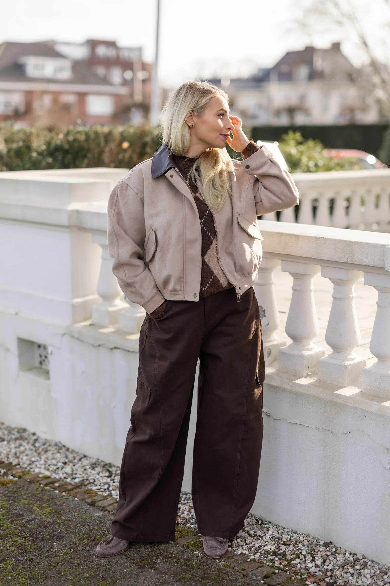Cargo pants | Dark brown - Image 3