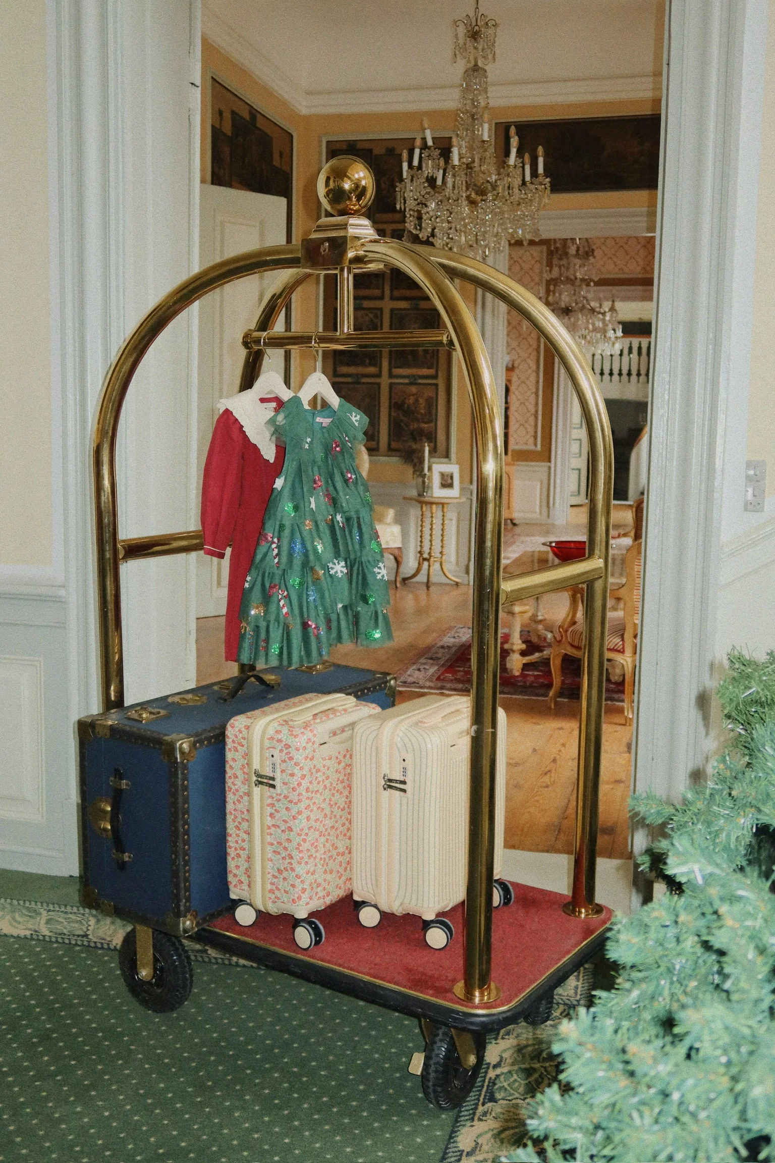 Christmas dress Yvonne | Hunter green | Konges Slojd - Image 11