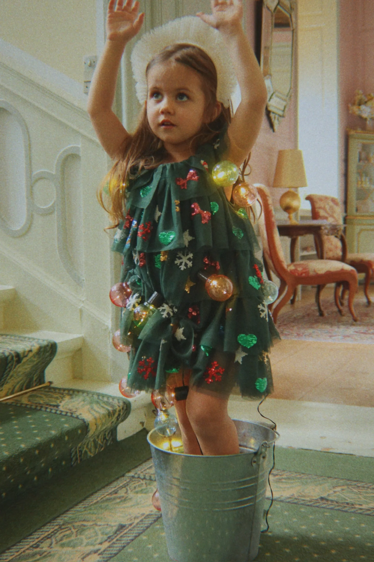 Christmas dress Yvonne | Hunter green | Konges Slojd - Image 6