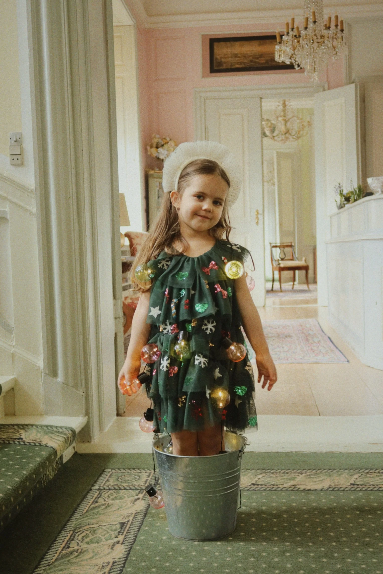 Christmas dress Yvonne | Hunter green | Konges Slojd - Image 8