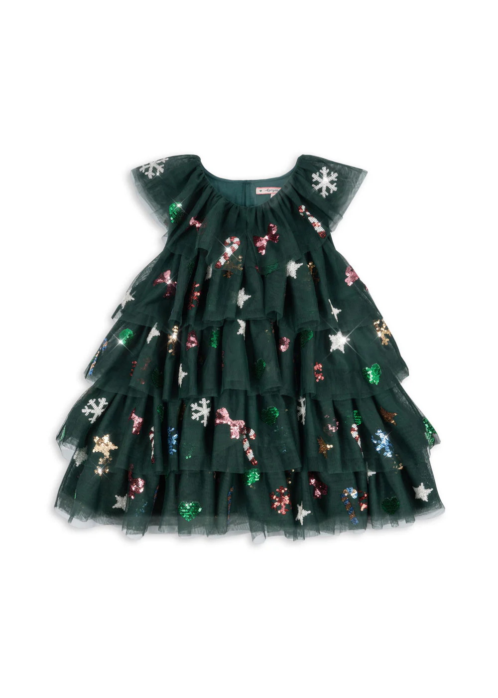Christmas dress Yvonne | Hunter green | Konges Slojd - Image 9
