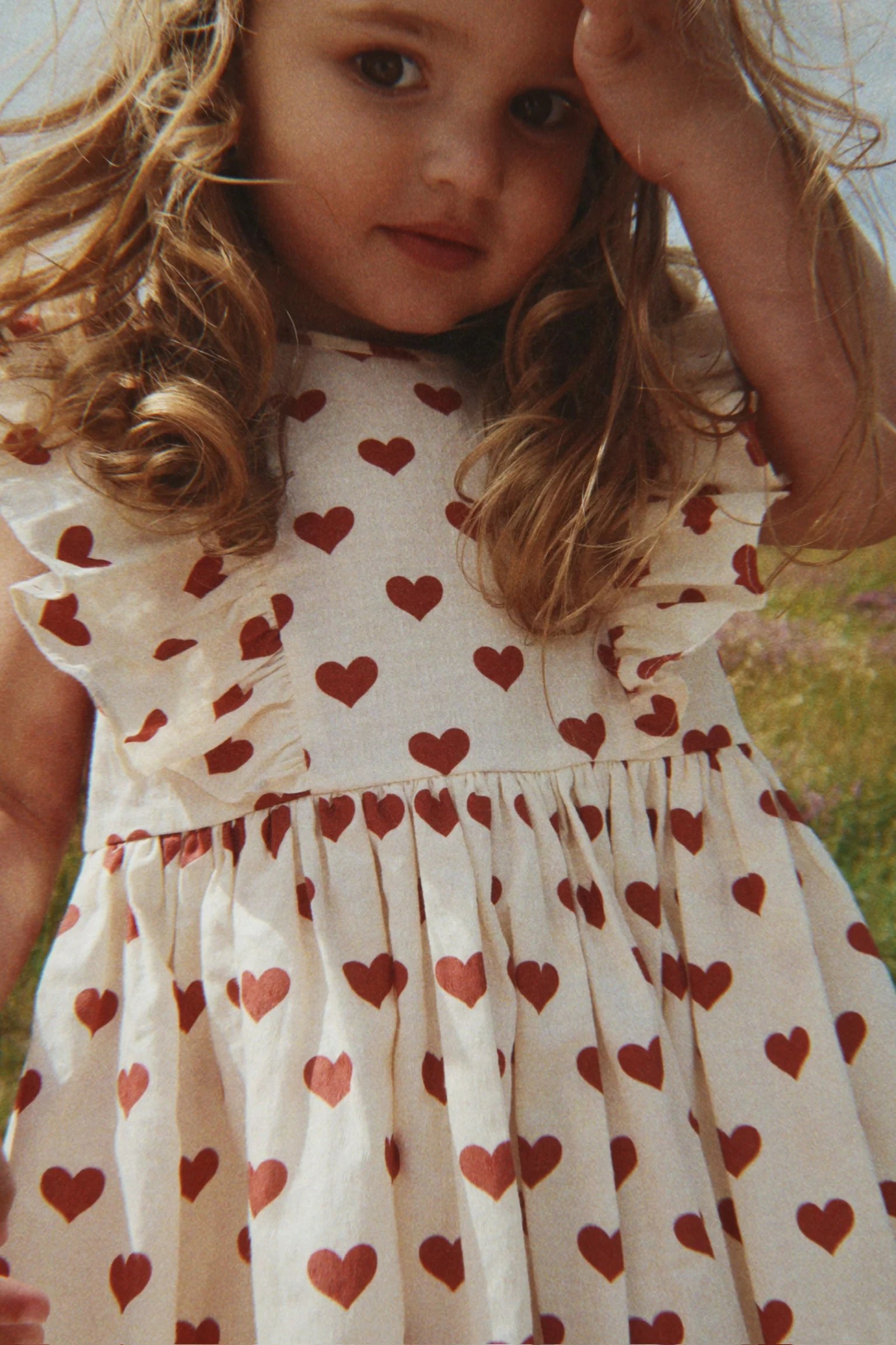 Cianna bow dress | Amour rouge | Konges Slojd - Image 2