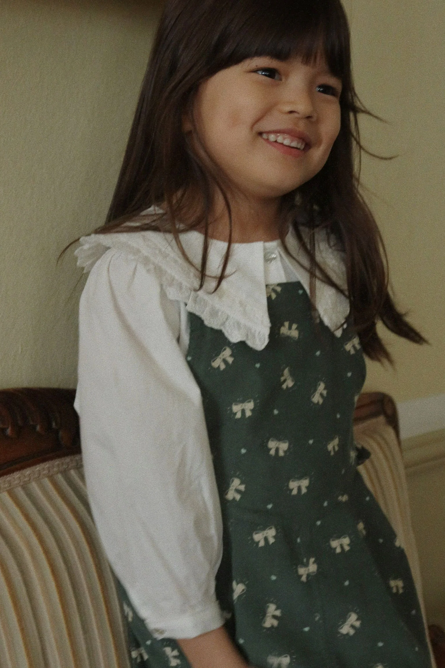 Collar shirt Coeur | Optic white | Konges Slojd - Image 4