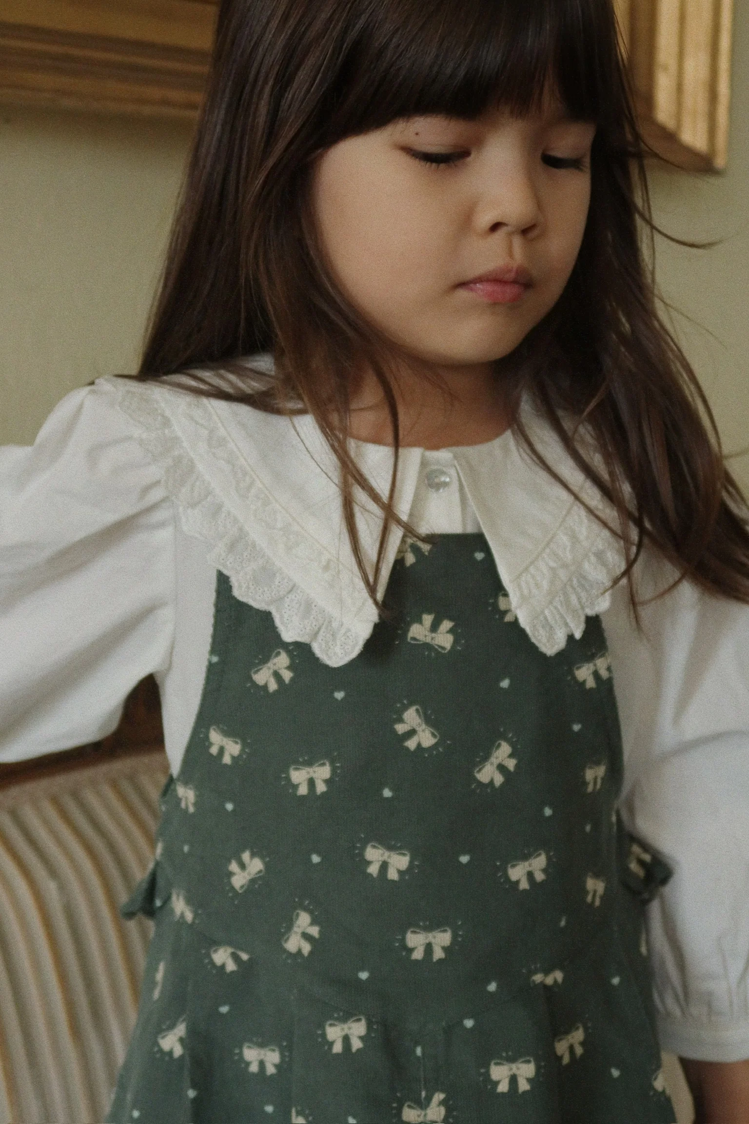Collar shirt Coeur | Optic white | Konges Slojd - Image 5