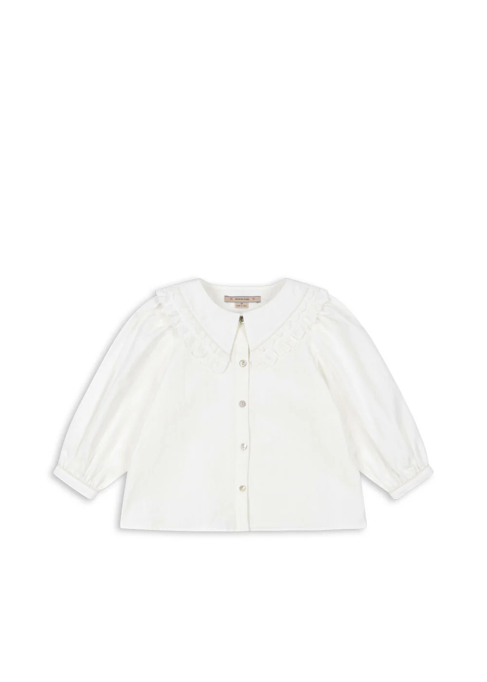 Collar shirt Coeur | Optic white | Konges Slojd - Image 6