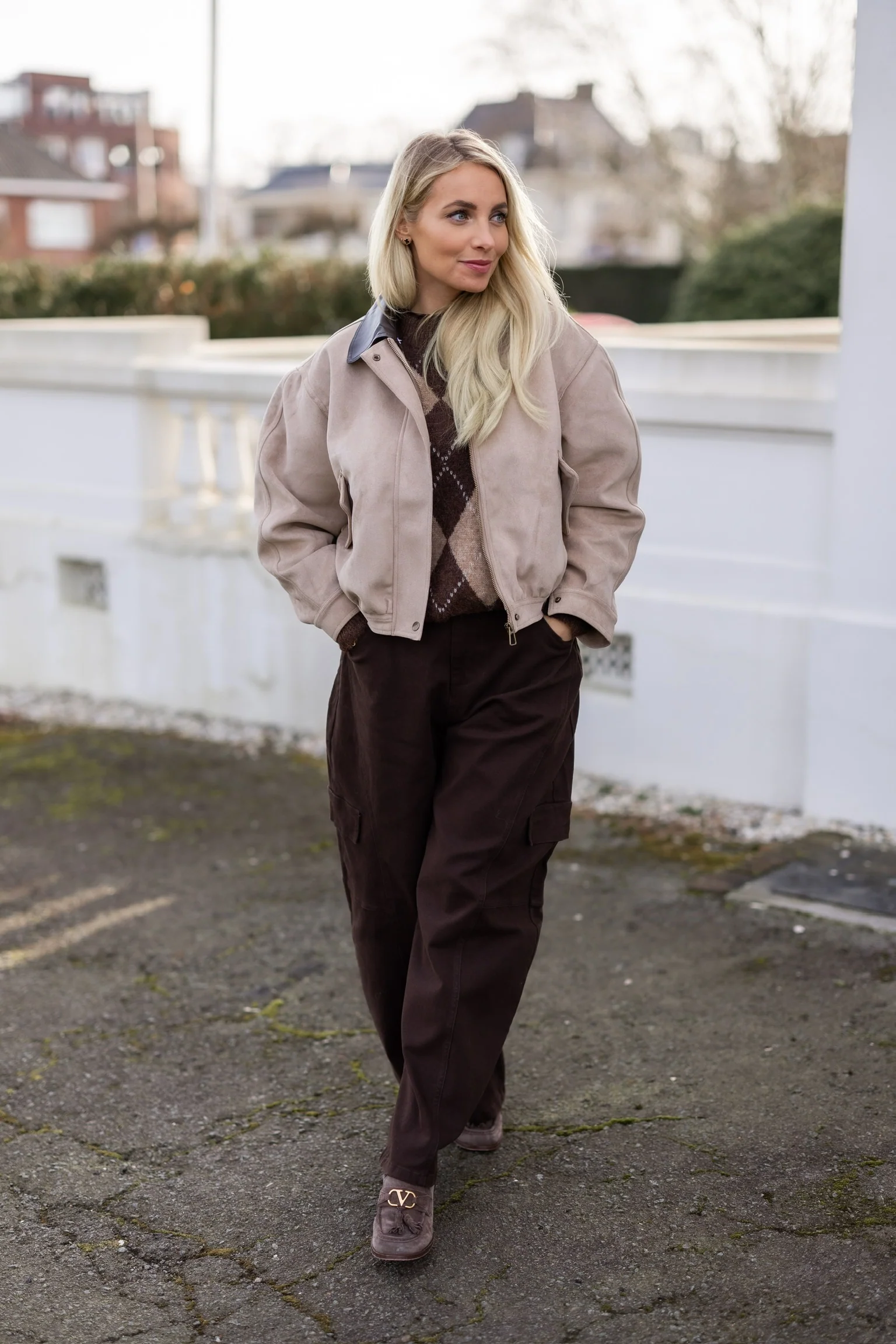 Sweater argyle | One size - Image 2