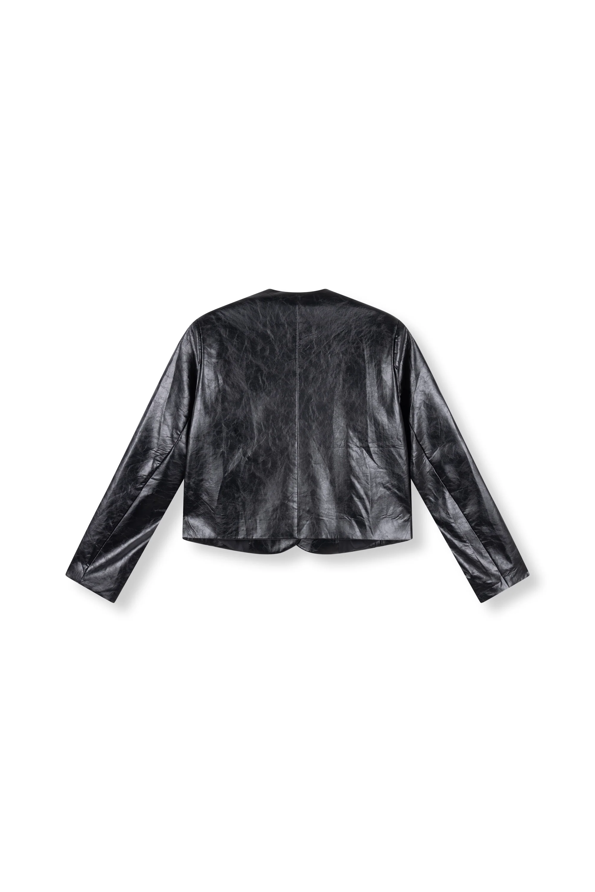 Collarless blazer Mea | Black | Refined Department - Image 9