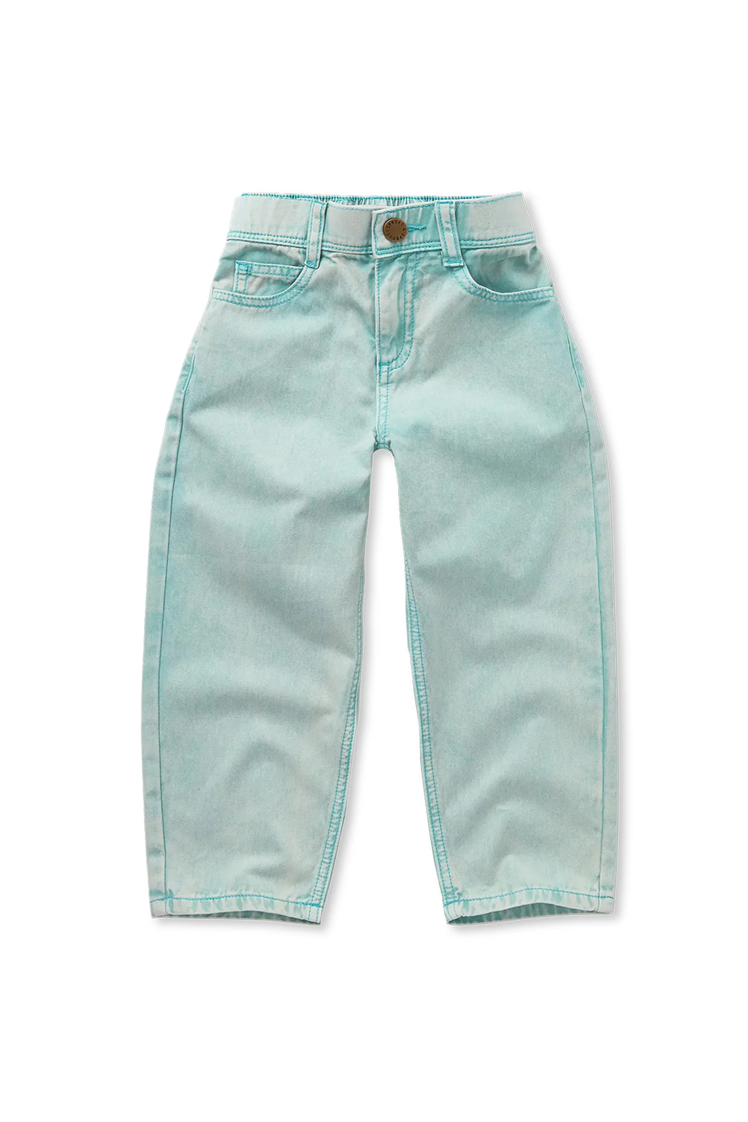 Denim pants green | Silt green | Sproet & Sprout - Image 10