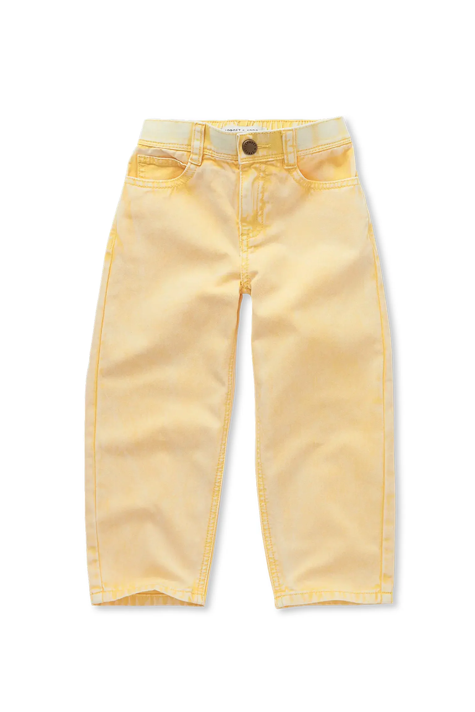 Denim pants yellow | Pastel yellow | Sproet & Sprout - Image 4