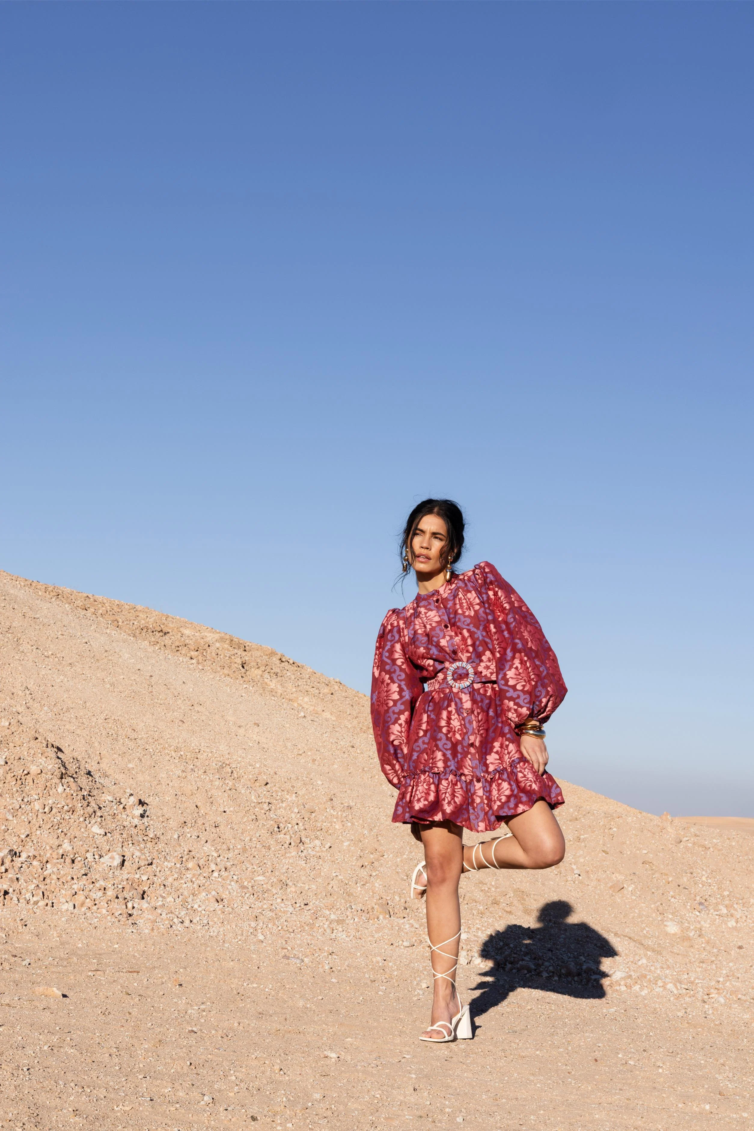 Dress Capri | Pink | Amaya Amsterdam - Image 4
